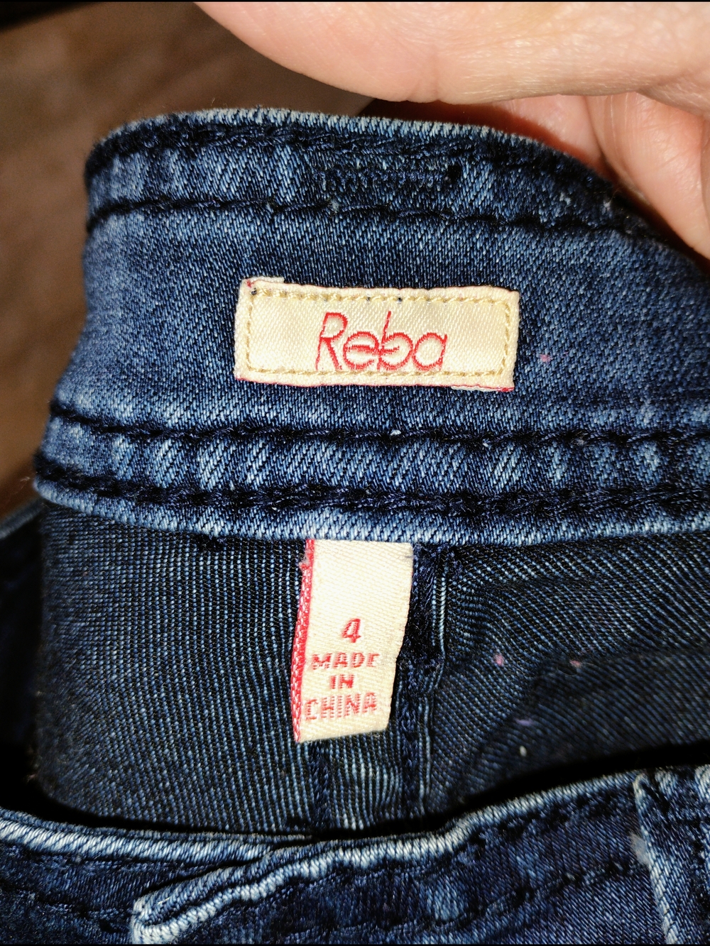 Reba Rhinestone Embellished Jeans Size 4 Western Style Bling Pockets - Picture 14 of 14